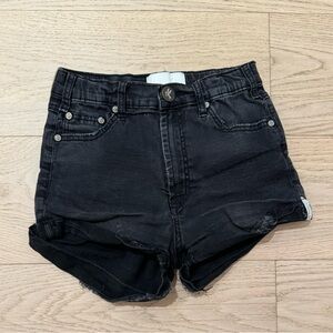 These are girls One Teaspoon jean shorts.